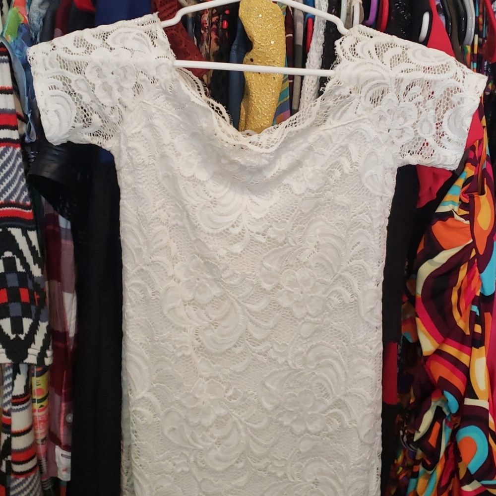 White Lace Dress